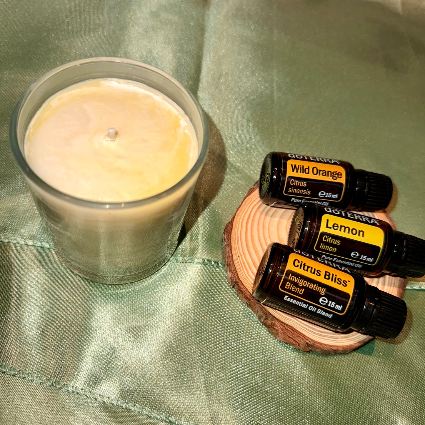 Energie & Frische – Duftkerze aus veganem Soja-Wachs