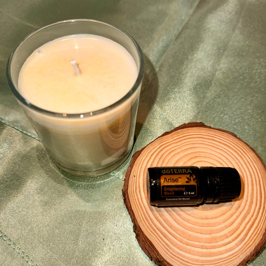 Erwache & Strahle – Duftkerze mit dōTERRA Arise
